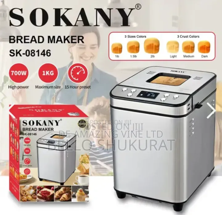 Bread Maker Sokany