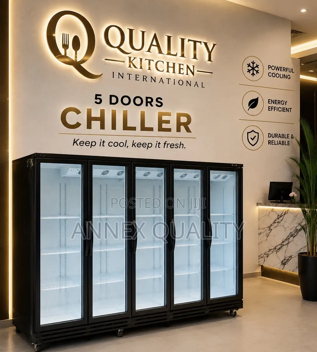 Commercial 5 Doors Chiller