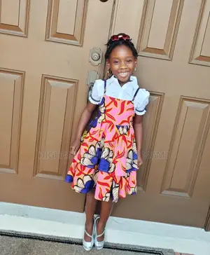 Ankara Print Overrun Dress