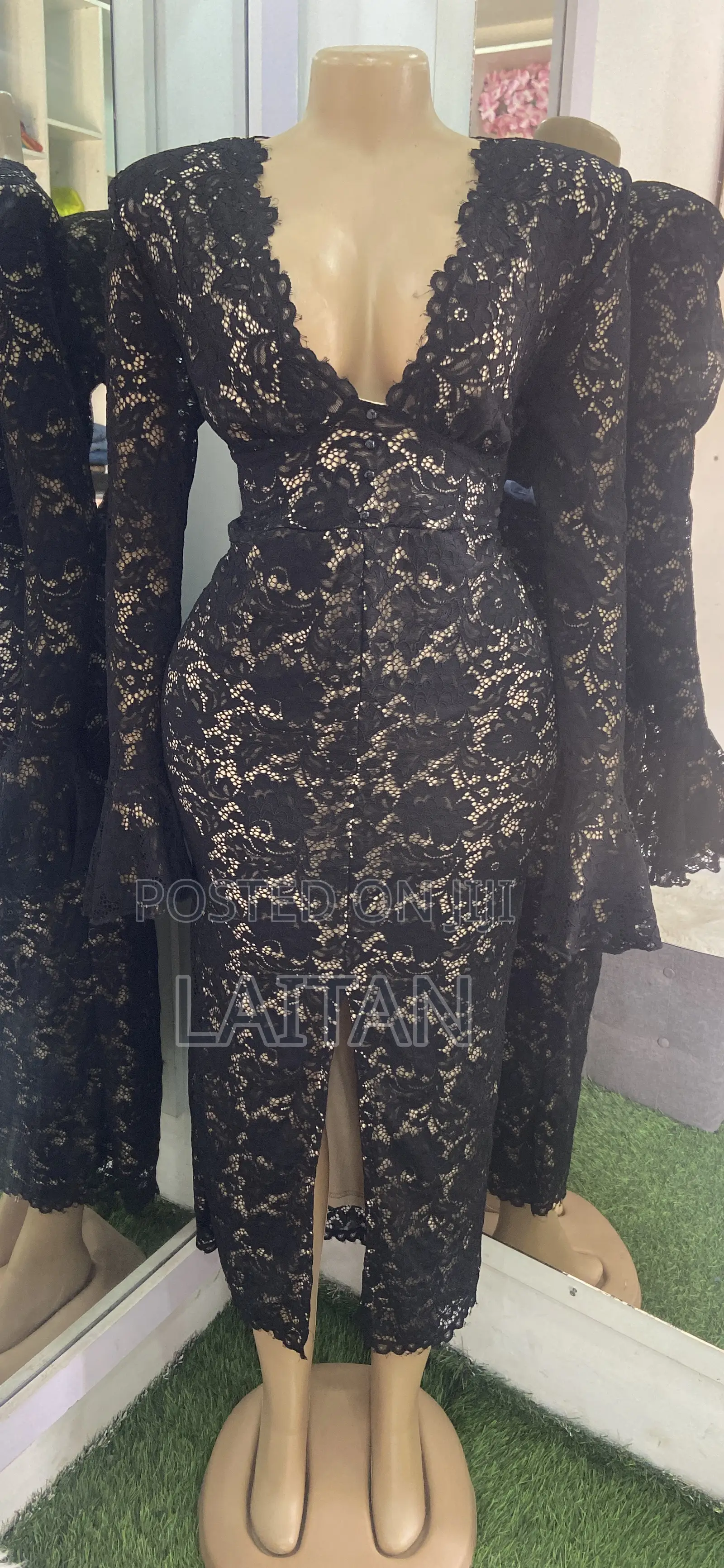 Black Lace Dress
