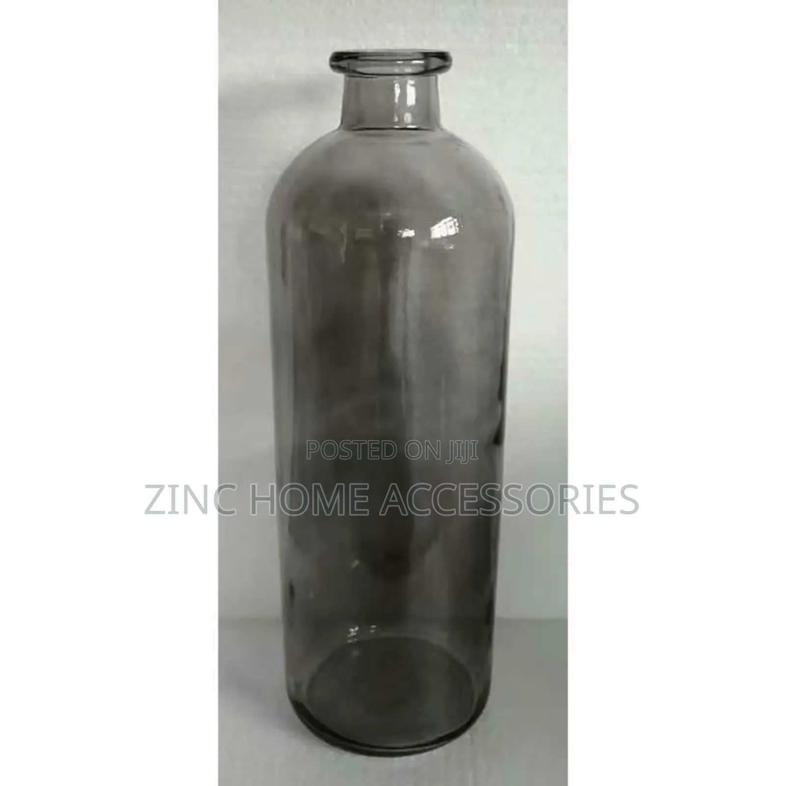 Grey Glass Vase