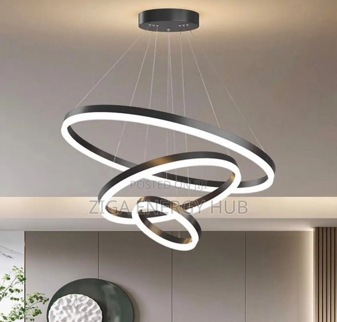 Luxury Three Rings Chandelier