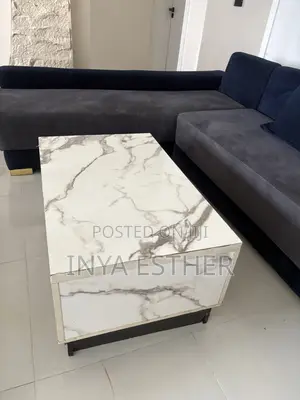 L Shaped Sofa Set With Center Table for Sale