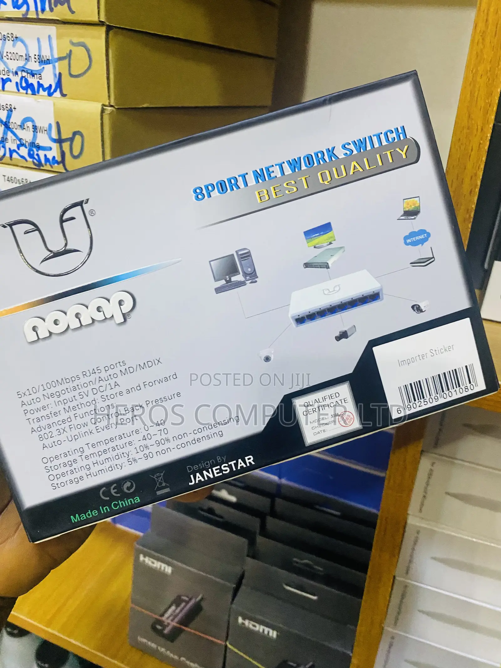8 Port Networking Switch