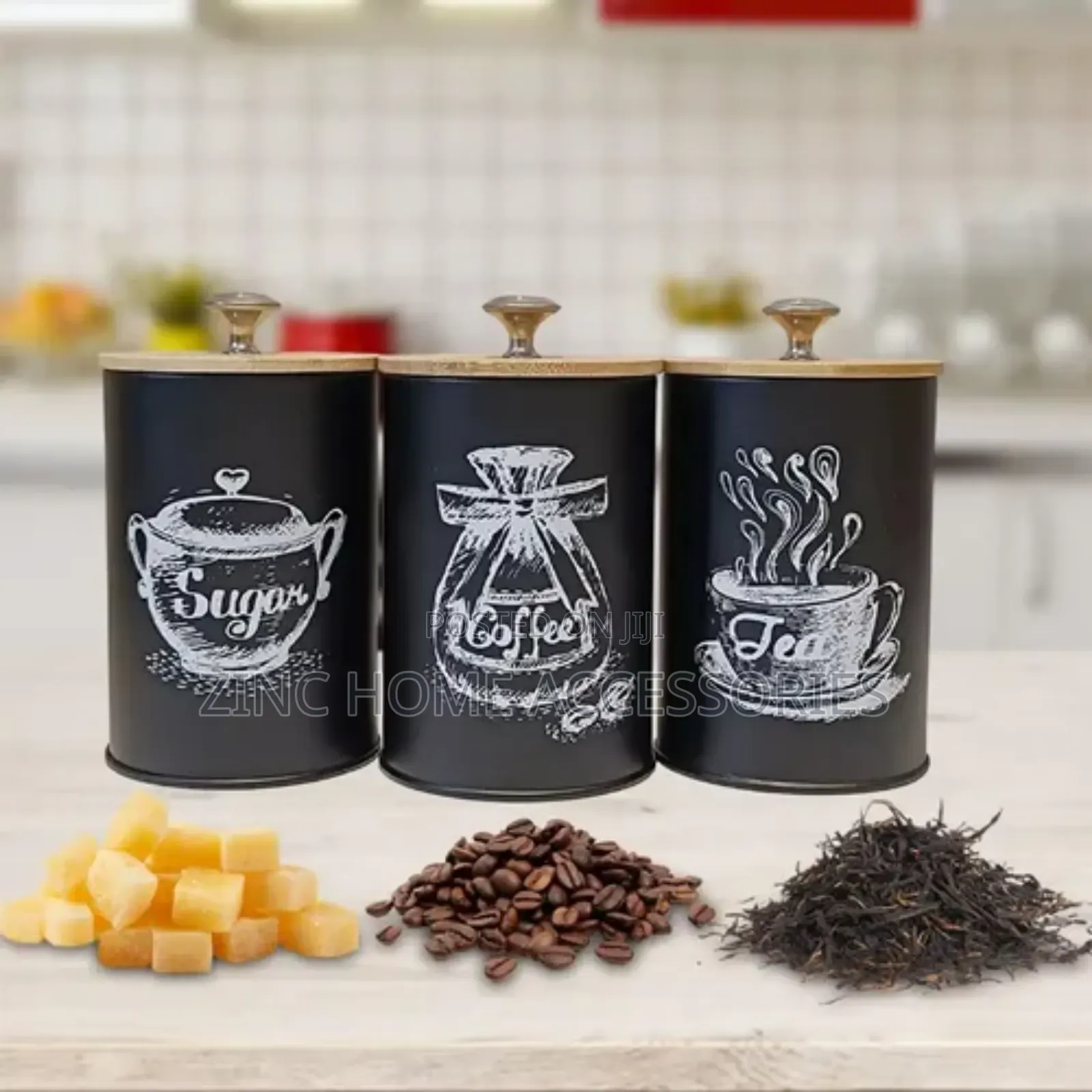 Brown Tins With Lid
