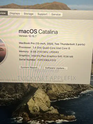 Laptop Apple MacBook Pro 2020 8GB Intel Core i5 SSD 512GB