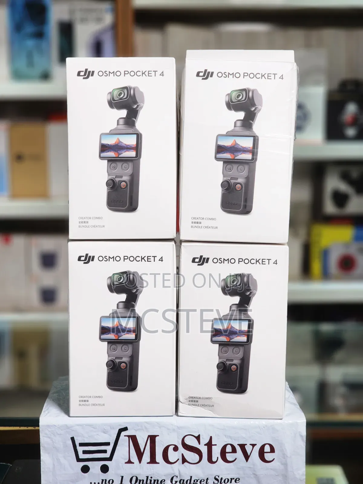 Lates Dji Osmo Pocket 4 Combo Creator Complete