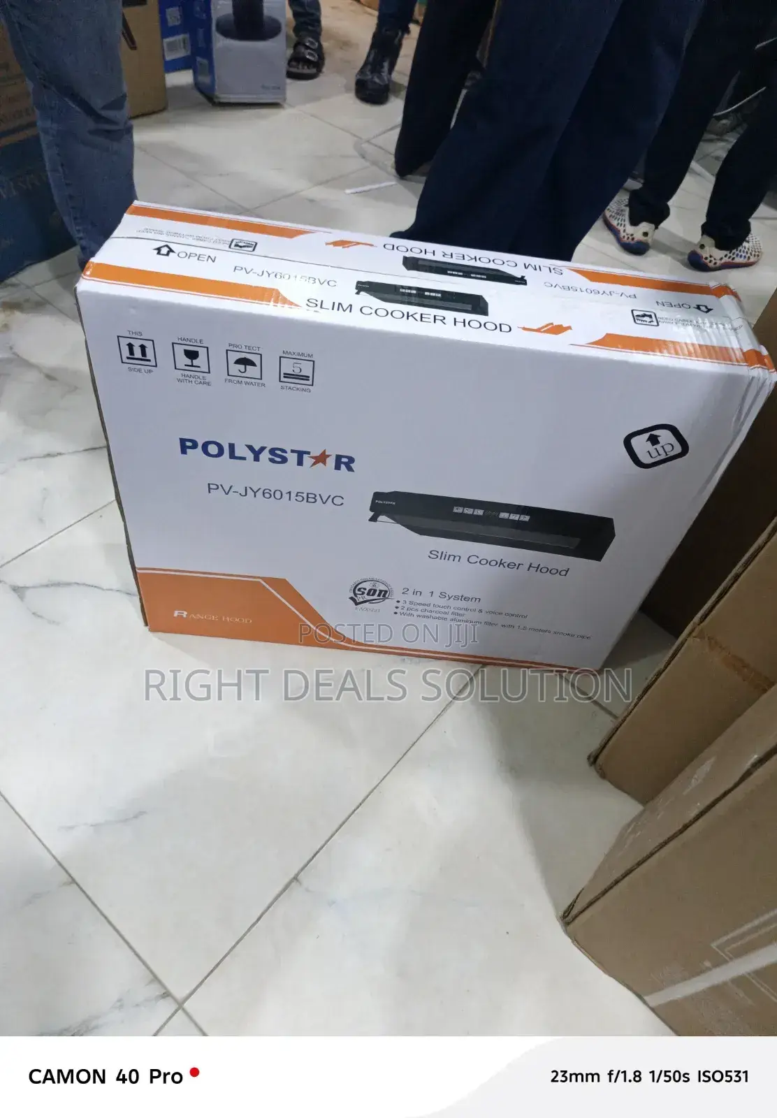 Polystar Slim Cooker Hood PV-JY6015BVC