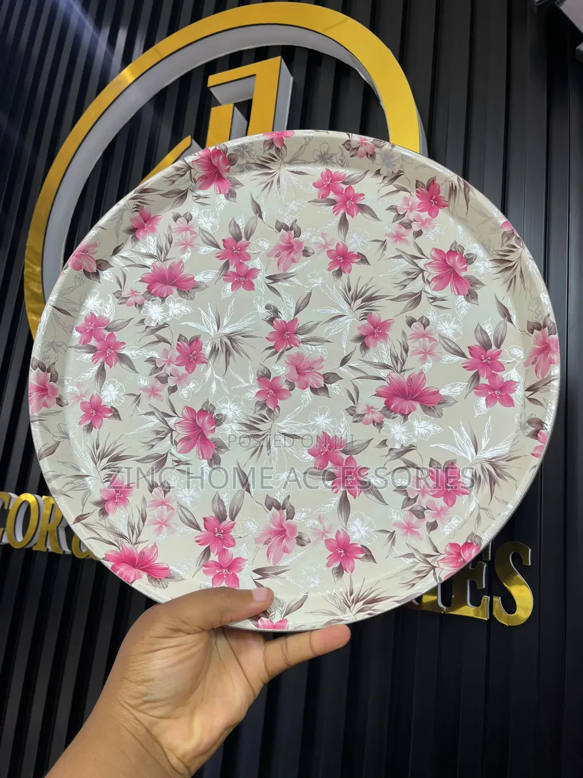 Round Serving Tray Assorted