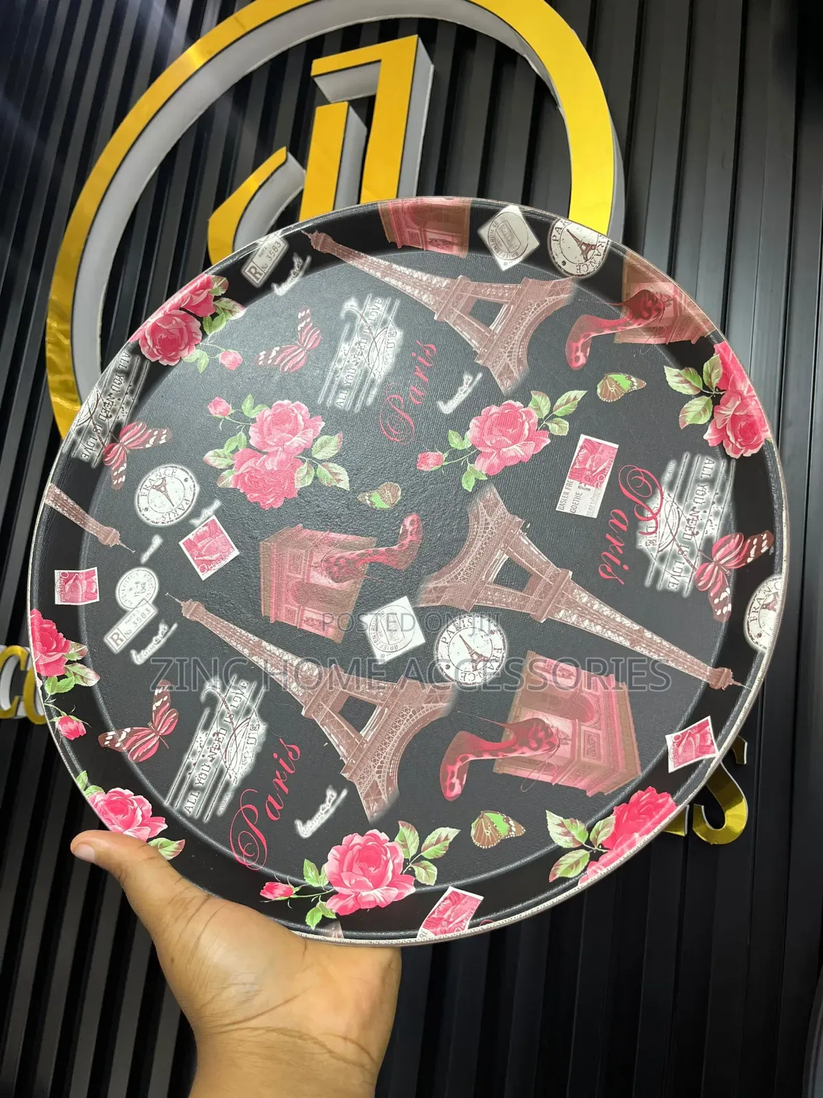 Round Serving Tray Assorted