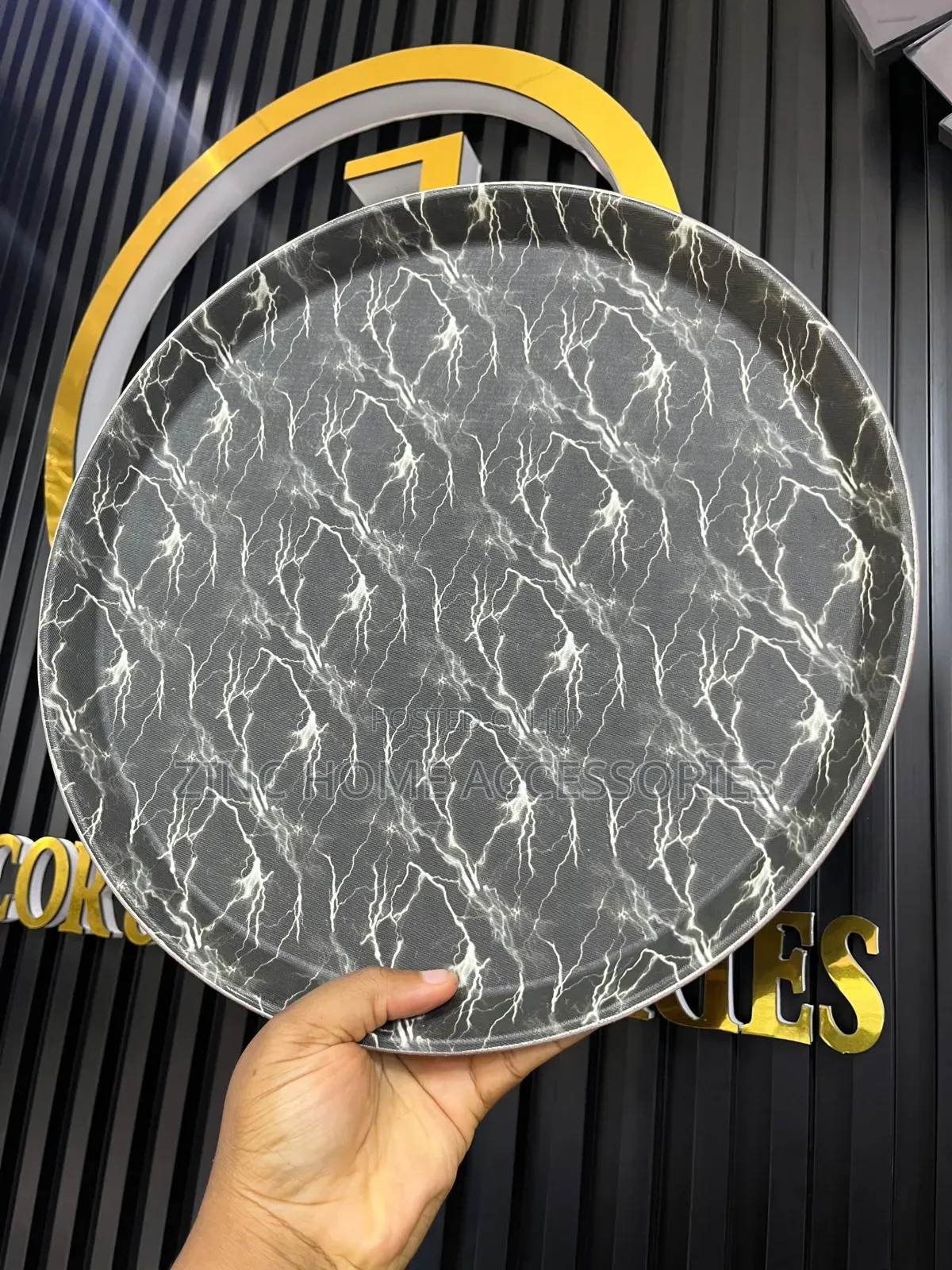 Round Serving Tray Assorted