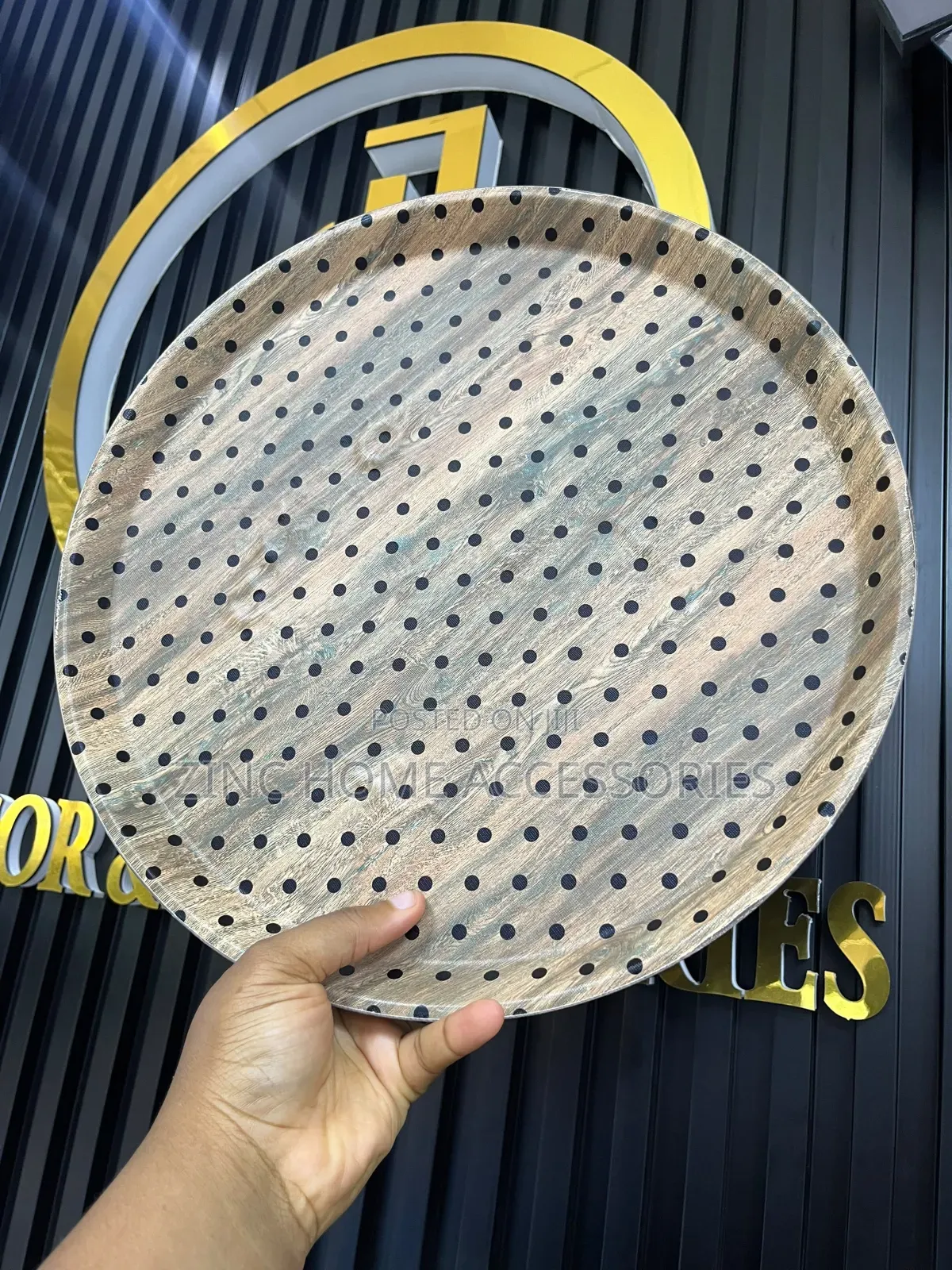 Round Serving Tray Assorted