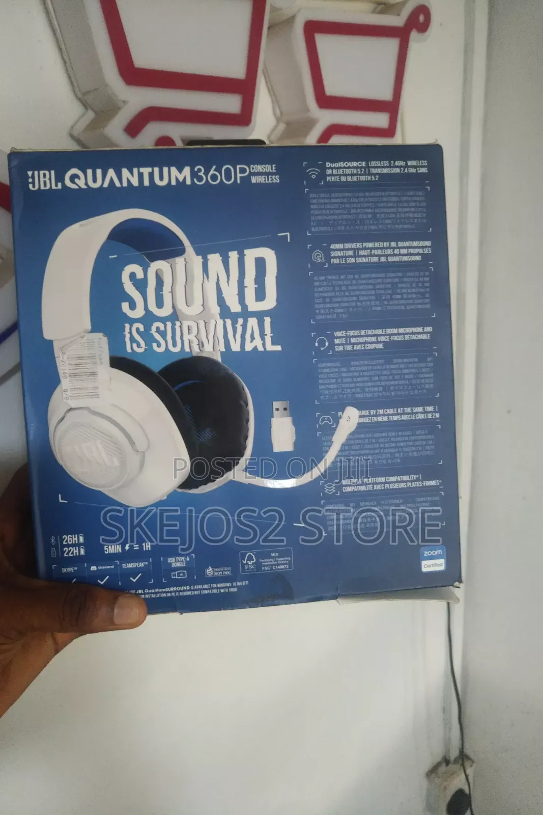 JBL Quantum 360p Console Gaming Headset