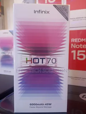 New Infinix Hot 70 128 GB Black