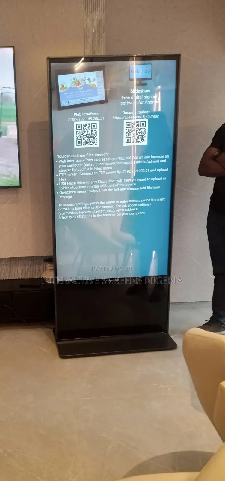 65 Inches Interactive Screen