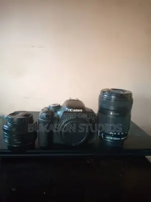 Canon600dused Canon 600d With 2 Lenses