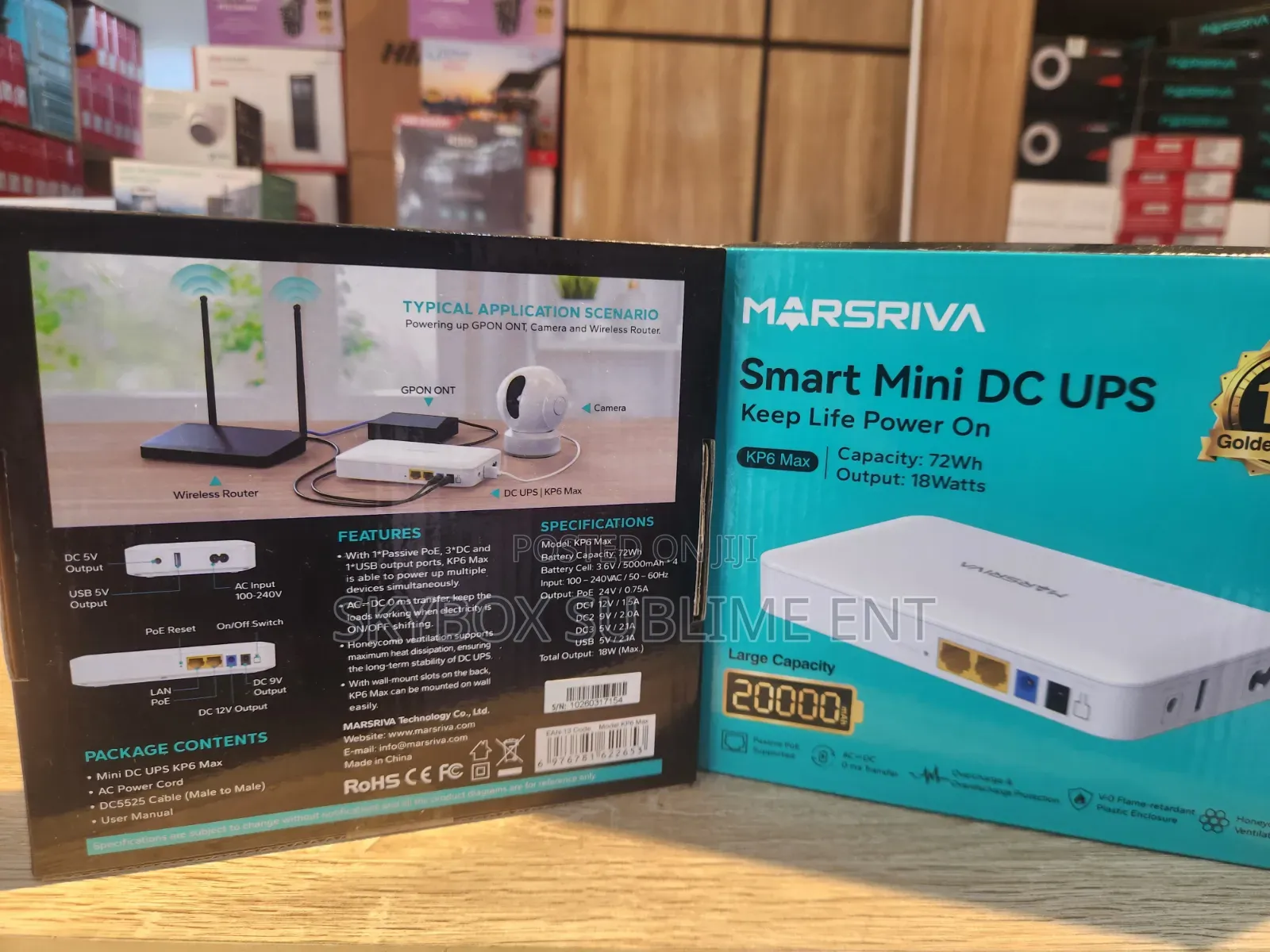Marsriva Smart Mini Dc Ups 20000