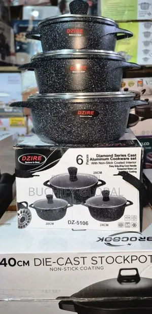 Dzire Nonstick Pot Set 6 Pieces