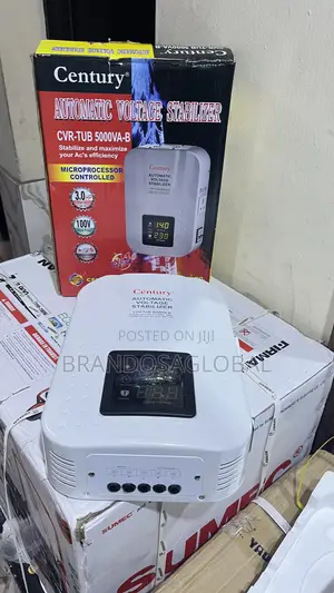 Century Stabilizer CVR-Tub-5000va-B – Reliable Heavy Duty Voltage Unit