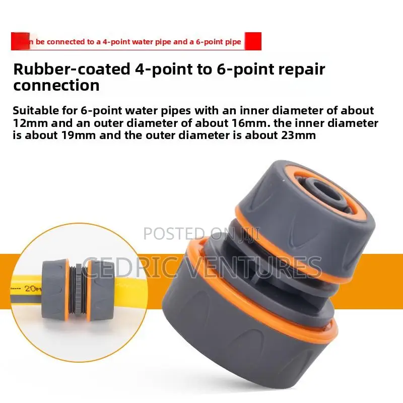 Coupling Connecting From 1/2" to 3/4" Hose Adapter