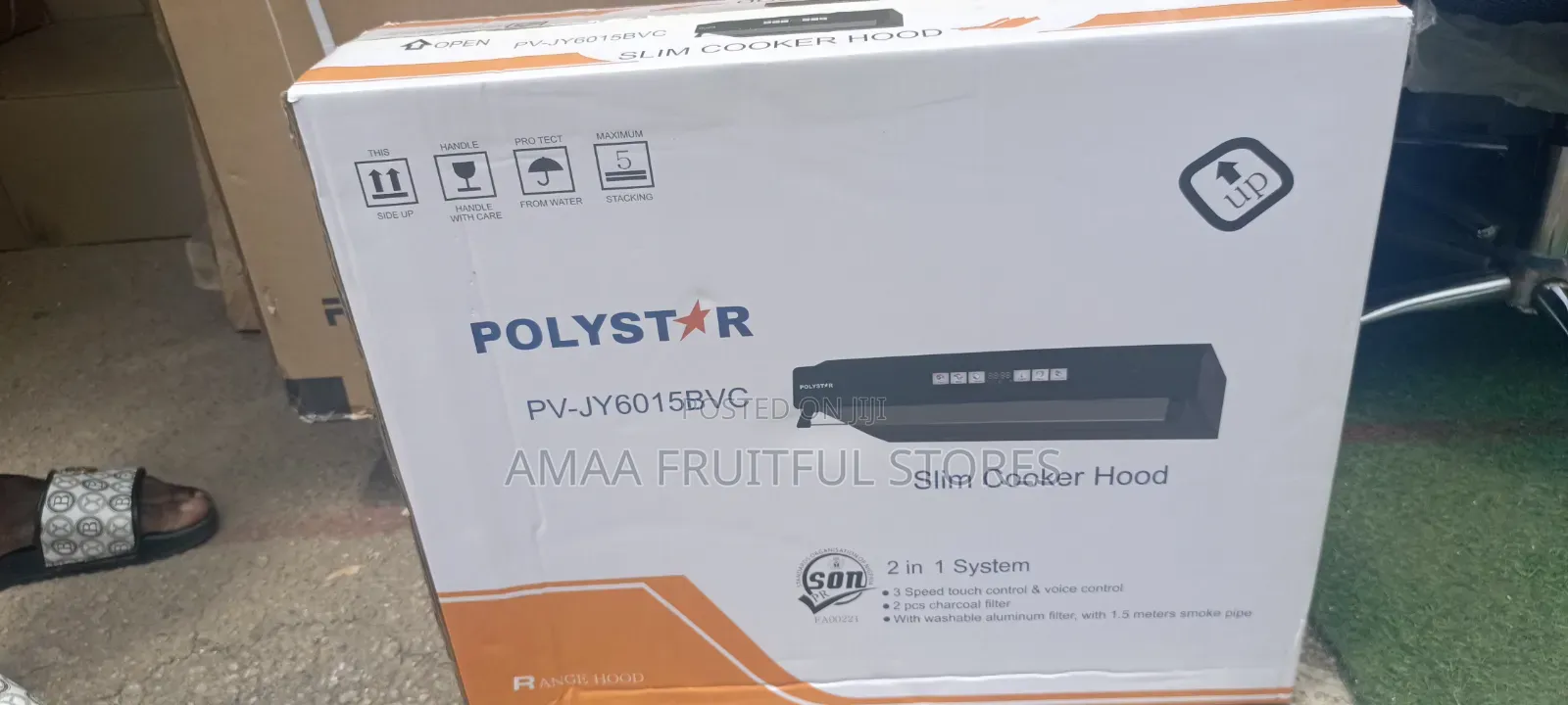 Polystar Range Hood 60cm Flat