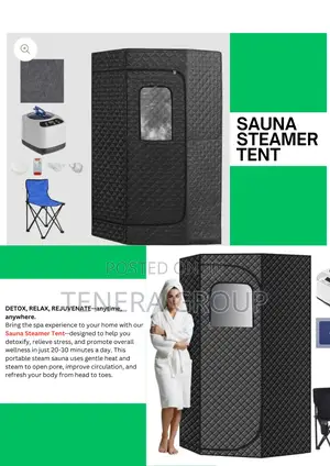 Sauna Steamer for Total Body Wellness