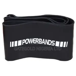 Pm220-100 Rubber Power Bands X-Heavy [Black] 100mm (Gategold)