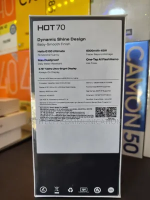 New Infinix Hot 70 128 GB