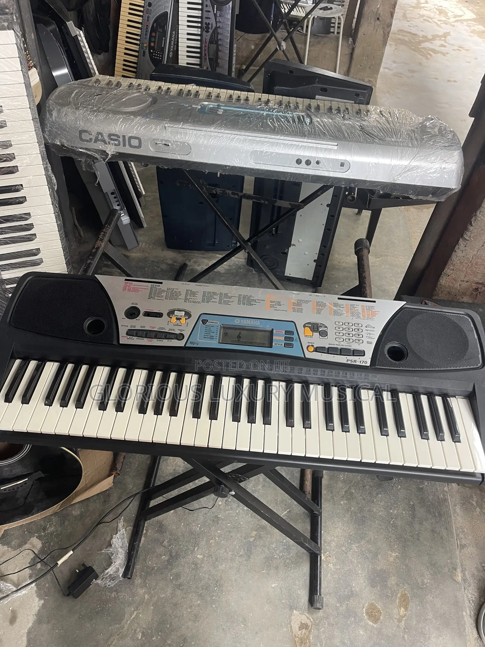 Direct Uk Used Keyboard Yamaha Psr170