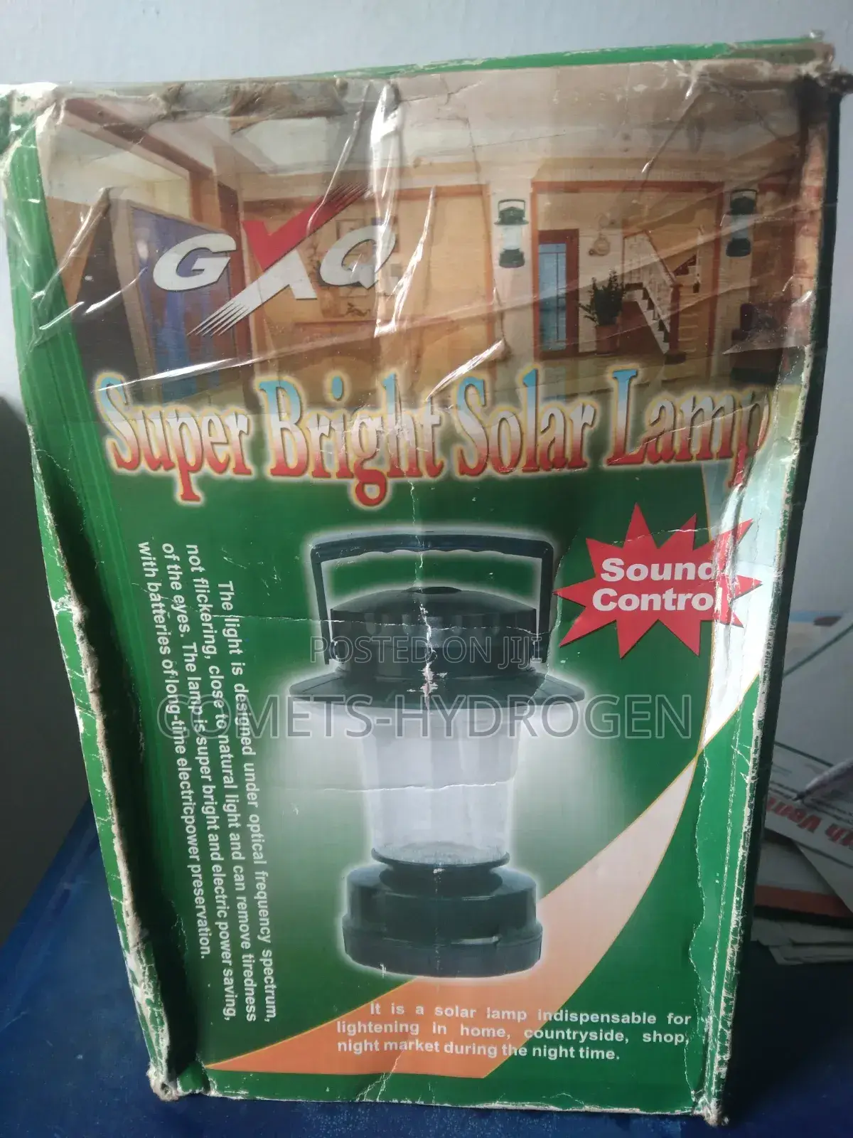 Solar Lamp With Sound Control