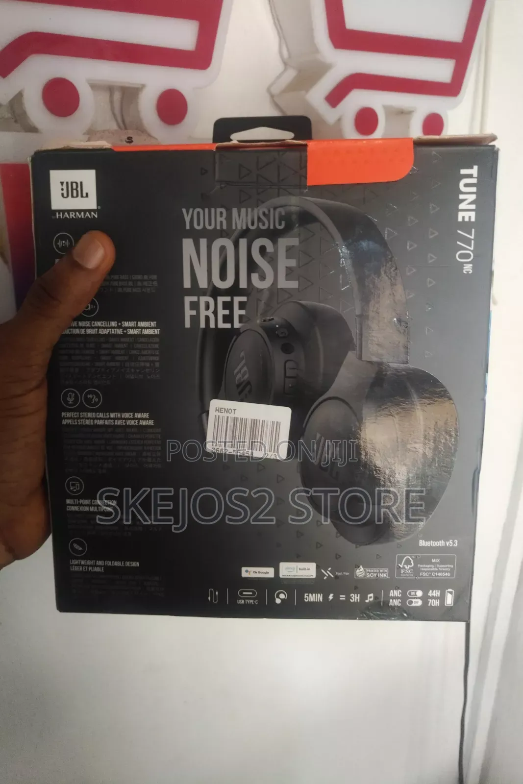 JBL 770nc Adaptive Noise Cancelling Headset