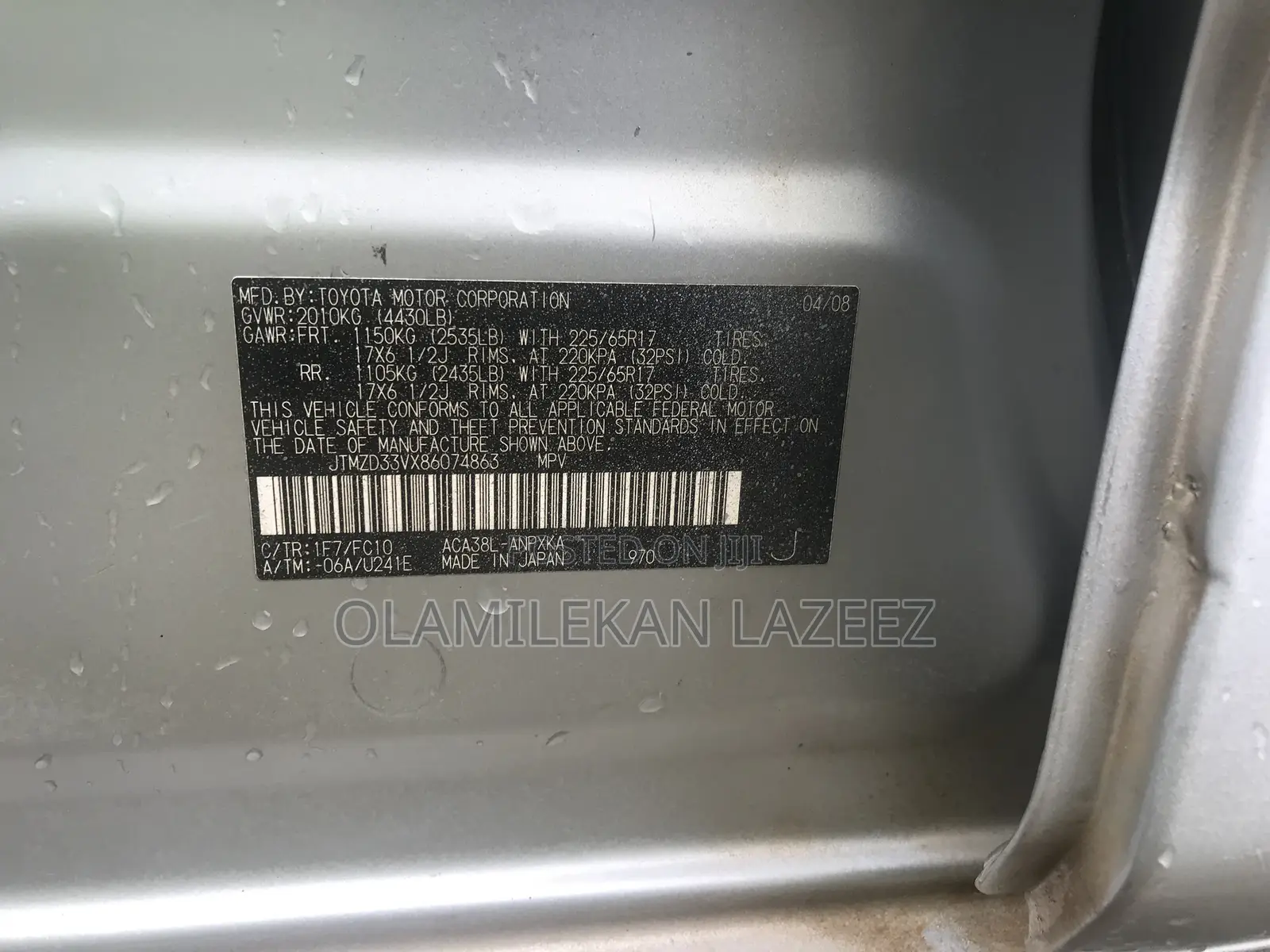 Toyota RAV4 2009 Silver