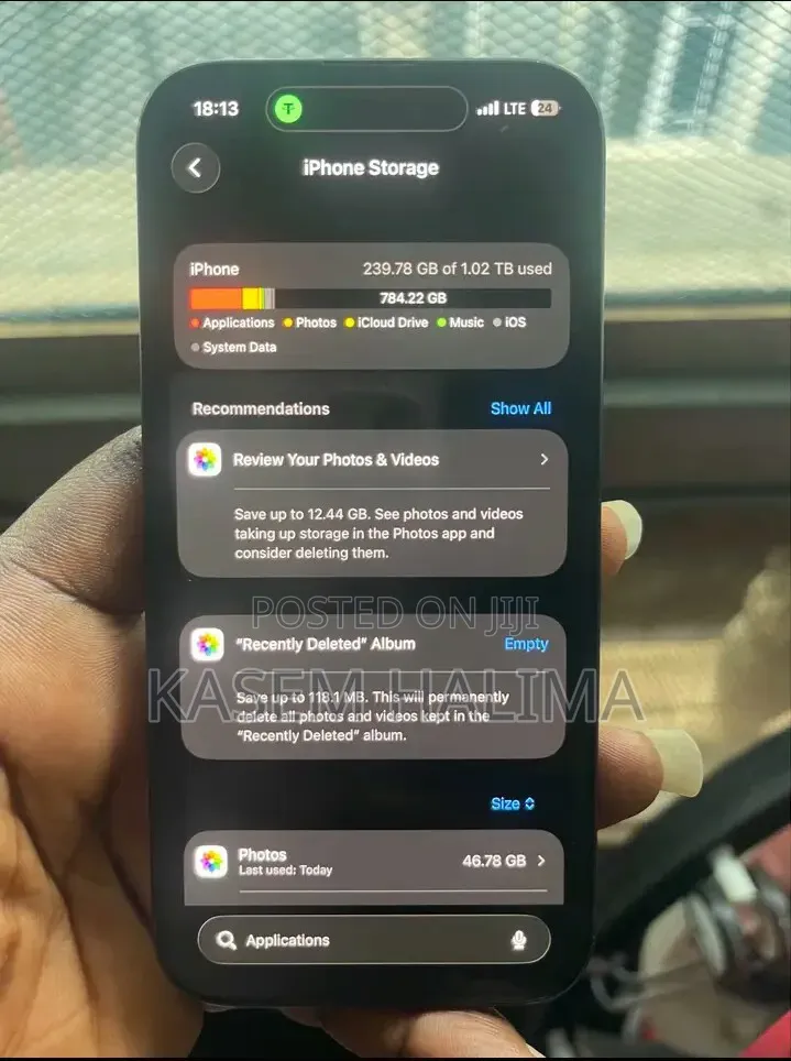 Apple iPhone 15 Pro 1 TB Blue