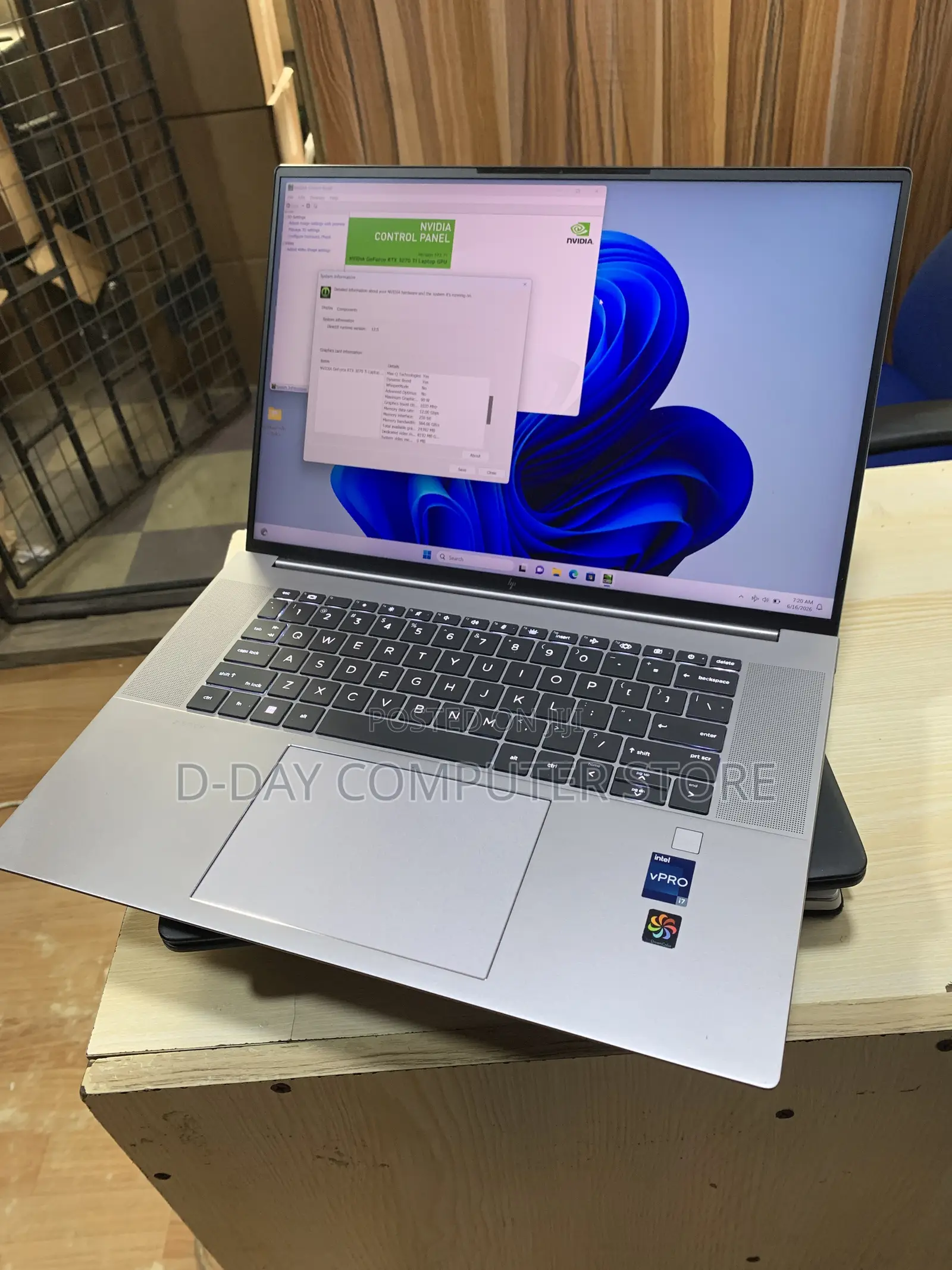 Laptop HP ZBook Studio 32GB Intel Core i7 SSD 512GB