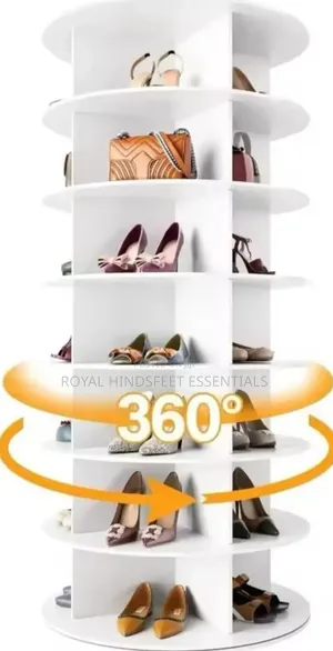 360° Rotating Multi-Function Shoe Rack