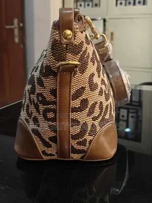 Leopard Print Bucket Bag