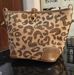 Leopard Print Bucket Bag
