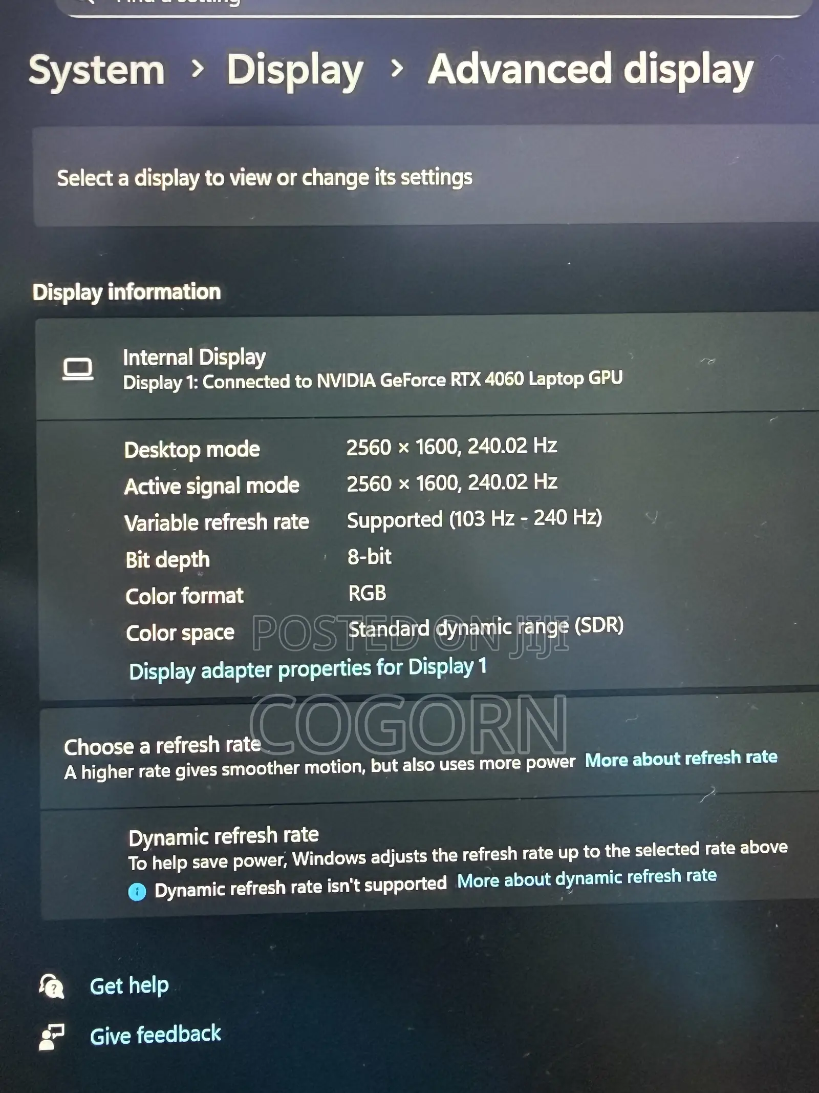 Laptop Dell G16 7630 16GB Intel Core i9 SSD 1T