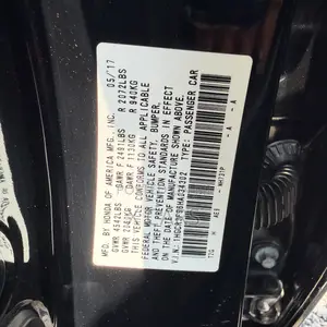 Honda Accord Touring V6 4dr Sedan FWD (3.5L 6cyl 6A) 2017 Black