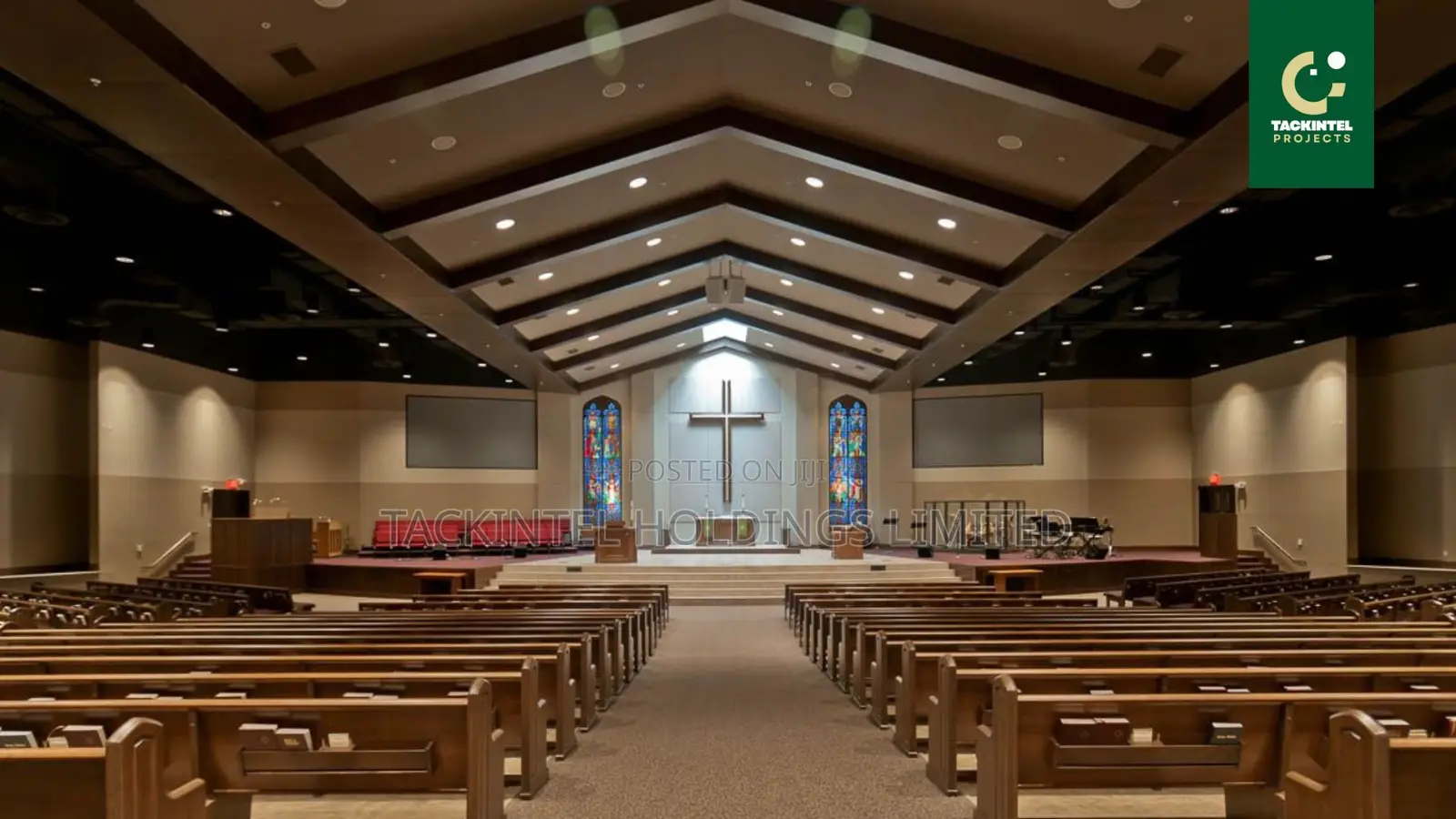 Auditorium Plasterboard Ceiling - Transform Your Worship Space