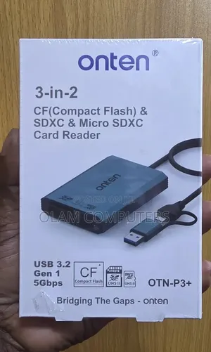 Onten 3-in-2 Cf and SDXC Micro SDXC Card Reader