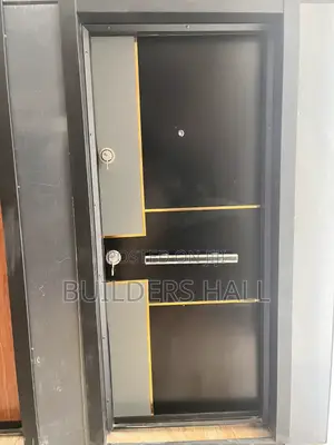 Steel Frame Turkish Door Black Gold Direct Supplier Builders Hall