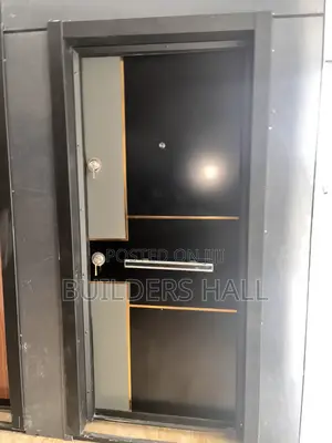 Steel Frame Turkish Door Black Gold Direct Supplier Builders Hall