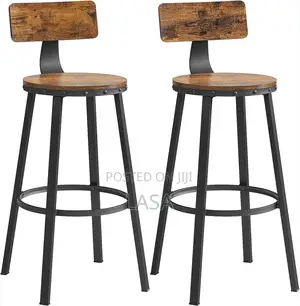 Lasa Set of 2 Rustic Counter Height Bar Stools . | Lasa