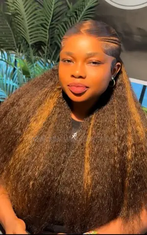 Yaki Straight Wig, Human Hair