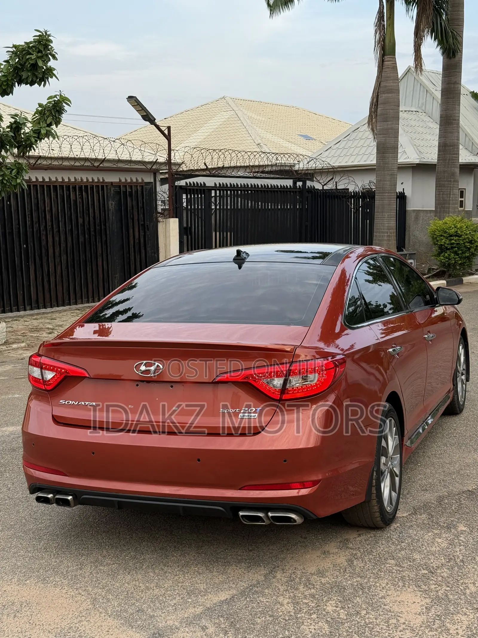 Hyundai Sonata 2015 Orange