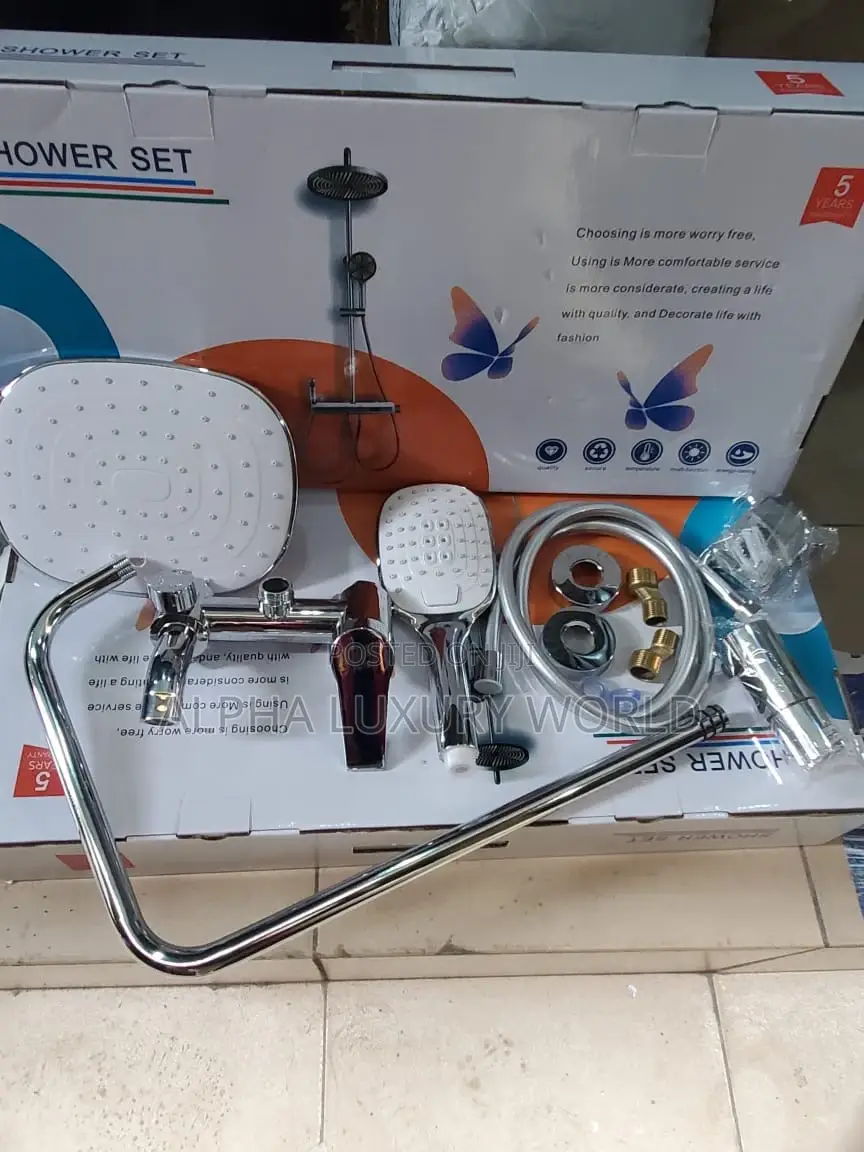 Chrome Shower Set
