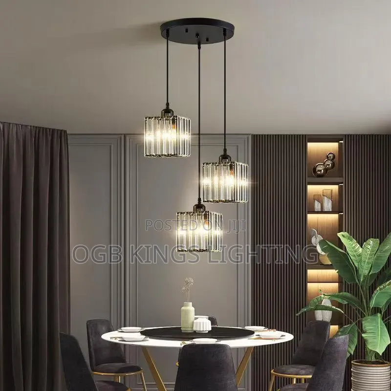 Crystal 3in1, Pendant Light for Dining Table