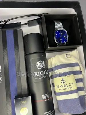 Blue Black Themed Gift Box for Him
