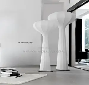 Silk Floor Lamp Living Room Standing Lamp Light Luxury Bedroom Design